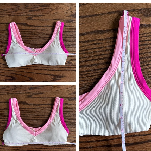 L*Space Ribbed Cream & Pink Bikini Set, NWT - Picture 15 of 16